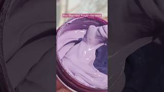 Foxtale purple clay mask reviewFoxtaleSkinfacemask glowingskin ytshorts viralshorts skincare [upl. by Selec]