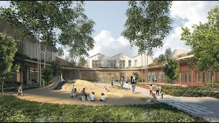 Chantier du groupe scolaire JoliotCurie [upl. by Nesiaj]