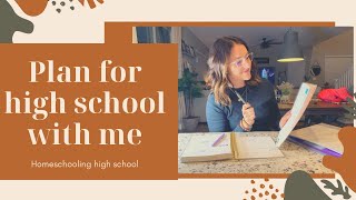 HOMESCHOOLING HIGHSCHOOLSIMPLE PLAN WITH MEPART 1 [upl. by Faith]