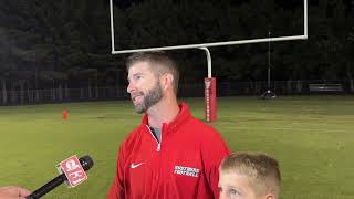 Rustburg coach Dustin Russell on win over Appomattox [upl. by Ortrud]