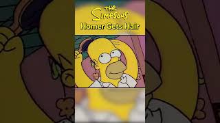 Homer Gets Hair  The Simpsons shorts [upl. by Aneris92]