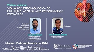 Sesión II del Webinar vigilancia epidemiológica de influenza aviar de alta patogenicidad zoonótica [upl. by Atinrahc]