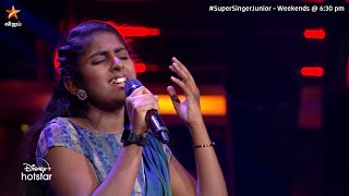 Trinita வின் குரலில் quotஎள்ளு வய பூக்கலையேquot 🎤🎧  Super Singer Junior 8 [upl. by Circosta]