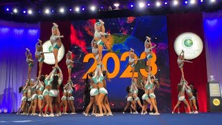 Cheer Extreme Sr Elite Worlds 2023 Full Routine [upl. by Yhotmit271]