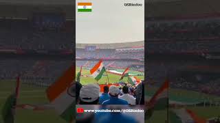 1Lakh 🇮🇳Indians singing National anthem at NarendraModiStadium Goosebumps🔥🔥 INDvsPAK WorldCup23 [upl. by Anerbes]