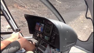 AIRBUS HELICOPTER H130 STARTUP amp TAKEOFF on Board  Blue Hawaiian [upl. by Rubina988]