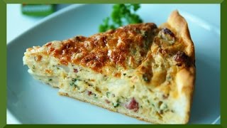 Zwiebelkuchen backen  Rezept [upl. by Selle]