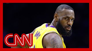 LeBron James dunks on Trump and officially endorses Harris [upl. by Natye983]