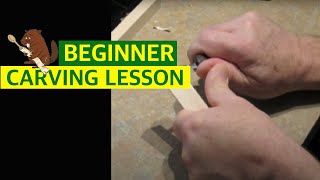 Beginner Woodcarving  Basic Cuts [upl. by Graeme]