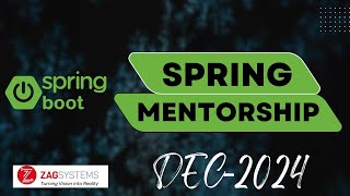 Spring Boot Mentorship  Dec 2024  Session 04 Part 1 [upl. by Amaso]