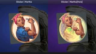 Martha Stickers CSGO [upl. by Hairom]