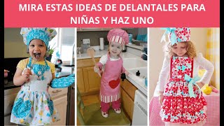 15 Bellísimas ideas de delantales para niñas que no puedes dejar de ver [upl. by Naujtna]