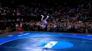 Gable Steveson  The Backflip at 2022 NCAA Championships [upl. by Ellehsem259]