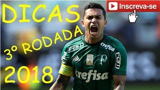 DICAS CARTOLA FC 2018 3 RODADA DICAS [upl. by Mauricio]