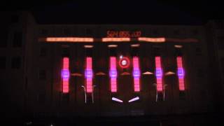 NuFormer 3D Video Mapping  Sony Madrid Colegio San Augustin May 2010 [upl. by Arreip]