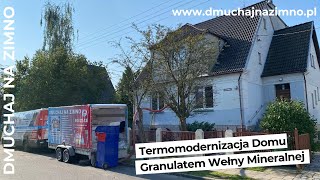 Termomodernizacja Domu Granulatem Wełny Mineralnej dmuchajnazimno3191 [upl. by Aanas]