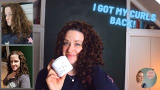 HOW I GOT MY CURLS BACK  Ziaja  PROTEIN MASK  UK Protein Mask PERFECT for Curly and Wavy Hair [upl. by Anivas]