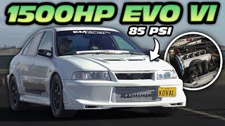 1500HP Evo 6 on 85PSI SCREAMS 11000RPM  CRAZIEST EVO IN AUSTRALIA [upl. by Ardnola]