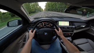 BMW F10 530D LCi 2014 XDrive 190KW POV ReviewDrive [upl. by Rufus]