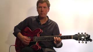 GIBSON ES335 CHERRY 2002  Guitar Music Songs [upl. by Airtemed]