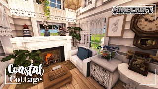 Minecraft 1122 Build  🫧 coastal cottage pt 2  Miniaturia amp Cocricot Mod [upl. by Irik]