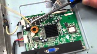 Fix a ViewSonic VE700 LCD Monitor  blinking light  bad capacitor [upl. by Kassab764]