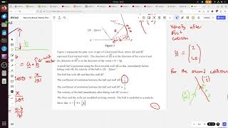 Further Mechanics Specimen Edexcel Q5 [upl. by Iblok]