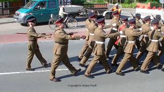 Fallingbostel Farewell Parade 15052015 British Army Pipes and Drums Royal Scots Dragoon Guards [upl. by Benedicto388]