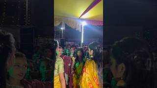 Aryan ki bahan ki sadi main 😲chandani amp mampi kiya dance 💃minivlog vlog ytshorts [upl. by French]