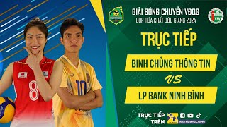 🔴Trực tiếp  BINH CHỦNG THÔNG TIN  LP BANK NINH BÌNH Bảng Nữ  Giải bóng chuyền VĐQG cúp HCĐG 2024 [upl. by Acinehs]