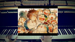 Doraemon Piano Cover  Easy  Hoshino Gen Amatsuki Version [upl. by Hairaza]