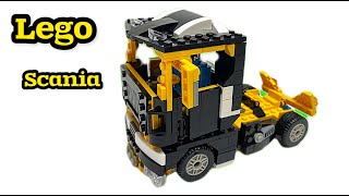 Building a Lego Scania truckspeed build Lego [upl. by Claiborne]