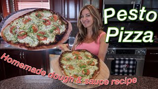 Best Pesto Pizza Ever Easy amp Delicious Recipe [upl. by Marjana]