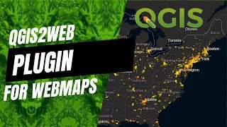 QGIS 101 QGIS Webmap Plugin  QGIS2Web [upl. by Nwahsek]