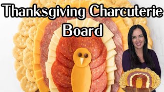 Thanksgiving Turkey Charcuterie Board [upl. by Aicenert241]