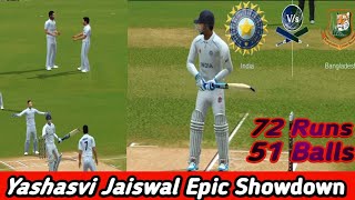 Yashvi Jaswal DESTROYS Bangladesh with Fastest Fifty TEST MATCH l IND vs Bangladesh Test Match [upl. by Fia]