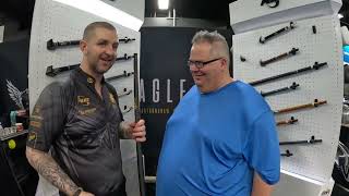 Level2Billiards 2023 Super Billiards Expo Peri Cues w Jayson Shaw [upl. by Tolmach620]