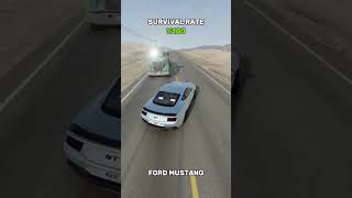 Chance of Survival with Different Vehicles car beamngdrive crash [upl. by Siver598]