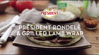 Président Garlic amp Herb Rondelé amp Grilled Lamb Wrap [upl. by Gillespie]