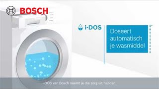 Bosch iDOS wasmachine Perfecte dosering perfect wasresultaat [upl. by Adyeren583]