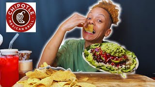 NEW CHIPOTLE SMOKED BRISKET BURRITO BOWL MUKBANG  SMOKED BRISKET MUKBANG  I’M IN LOVE [upl. by Acyre]