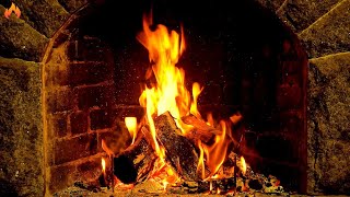 Cozy Warm Fireplace 🔥 Relaxing Fireplace Burning amp Crackling Fire Sounds [upl. by Karlens]