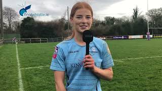 Galwegians Women’s Captain Gemma Faulkner Reacts After Back to Back All Ireland Plate Success [upl. by Akkahs224]