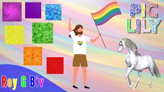 Roy G Biv by They Might Be Giants  Picture Lyrics and Subtitles [upl. by Aketahs]