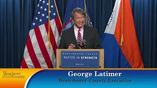 November 4 County Executive George Latimer Gives Westchester Weekly Update [upl. by Ladnyk]