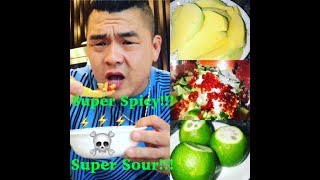 Sour Green Mango w Lime Fish Sauce  inspired by chumnan101 Eating Show [upl. by Ecinereb]