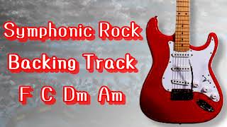 Symphonic Rock Style Backing Track for Guitar Jam [upl. by Khichabia]