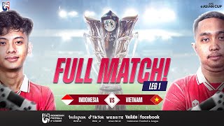 FULL MATCH LEG 1 INDONESIA VS VIETNAM  AFC eASIAN CUP QATAR [upl. by Whetstone]