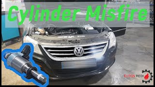 Passat CC 20 TSI  Cylinder Misfire  Fixed [upl. by Franciscka]