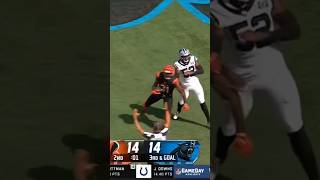 Zack Moss TD Catch from Joe Burrows Bengals Panthers Week 4 Highlightsbengals nfl highlights [upl. by Yebloc]